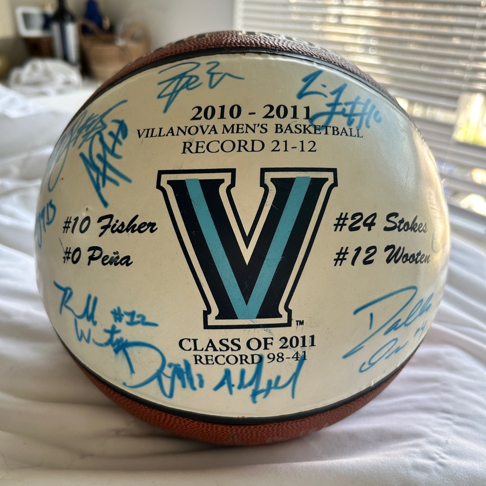 Villanova Men's Basketball Signed Ball